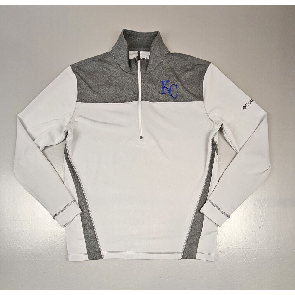 Columbia Golf Kansas City Royals Pullover Mens Medium. Qt. Zip‎ Pullover.